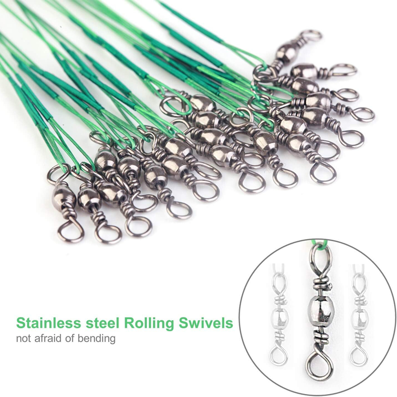 Stainless Steel Wire Trace Lea - Freshwater Line review and price